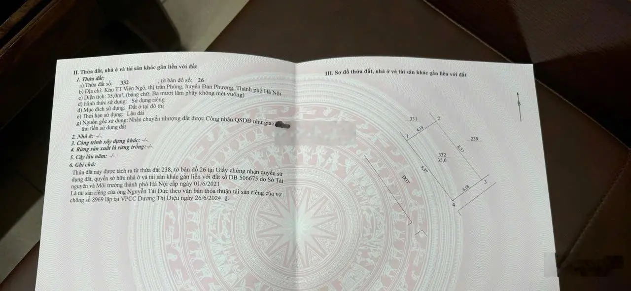 Bán gấp nhà trung tâm thị trấn Phùng, Đan Phượng, Hà Nội, nhà 4 tầng trong khu tập thể Viện Ngô