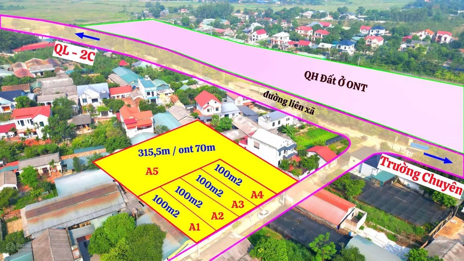 Đất nền giáp Vĩnh Yên - Sát đường lớn - Thổ cư nhiều. Hàng F0 tại Thanh Vân - Tam Dương - Vĩnh Phúc