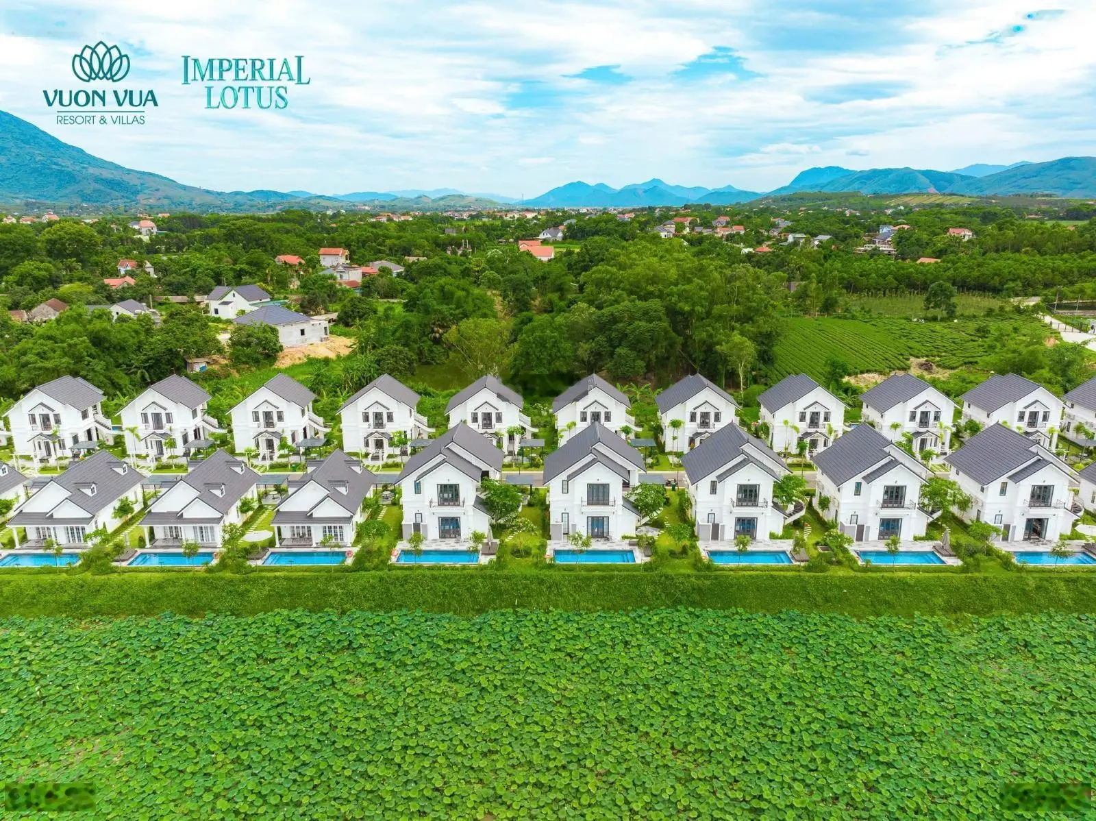 Bán Biệt thự Vườn vua Resort - Sẵn sổ - Oto đỗ cửa - khai thác dòng tiền 100tr/tháng