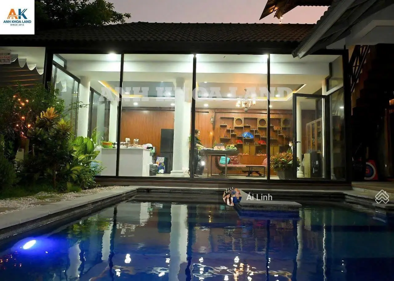 Bán biệt thự sân vườn DT 705m2 (19x37) đường nhựa 6m sát mặt tiền ĐS 2 Trường Thọ sẵn HĐT 200tr/th
