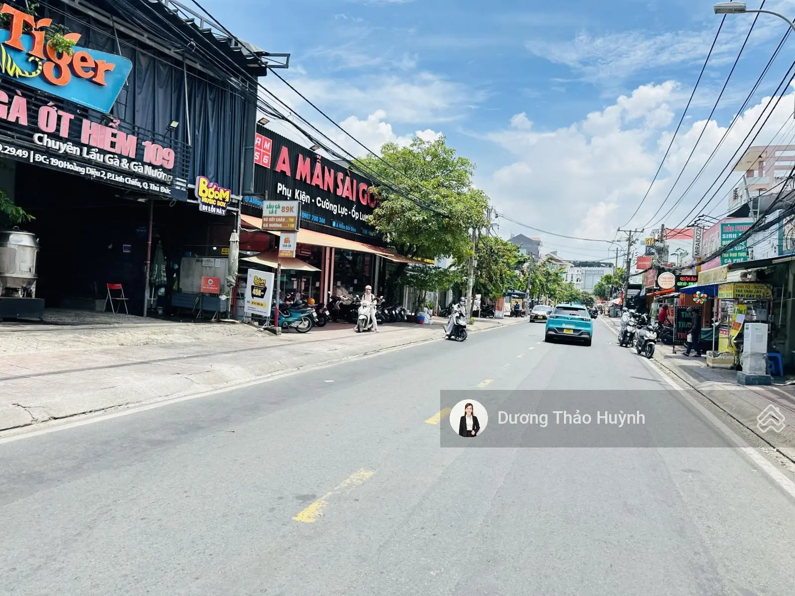 Mặt Tiền Kinh Doanh HOÀNG DIỆU 2, LINH CHIỂU -258m2= 8*33- Thu nhập 60tr/thg - Xây đc Hầm bề thế
