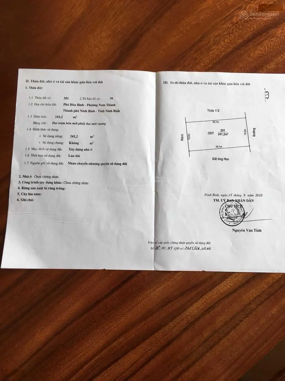 Chính chủ cần bán khách sạn, mặt đường 30/6, giá cực tốt (ngay trên trục Quốc Lộ 1A) - TP.Ninh Bình