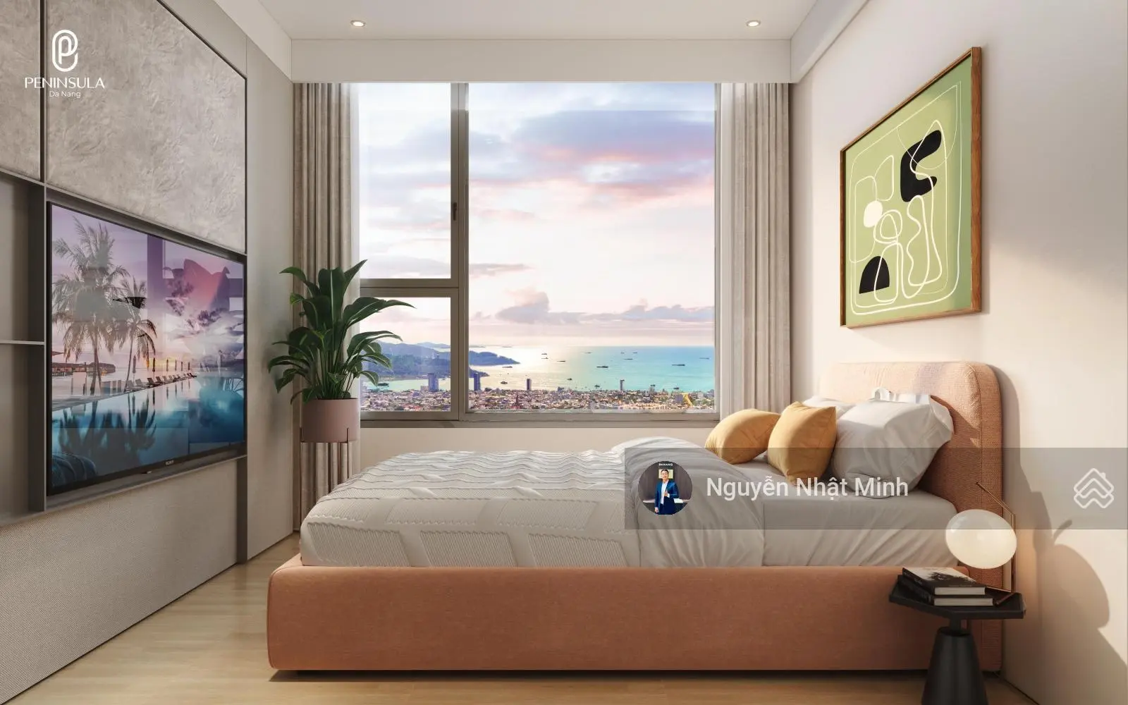 Căn 2PN view sông tầng cao, hot nhất bảng hàng, đầu tư dễ thanh khoản lợi nhuận cao Peninsula
