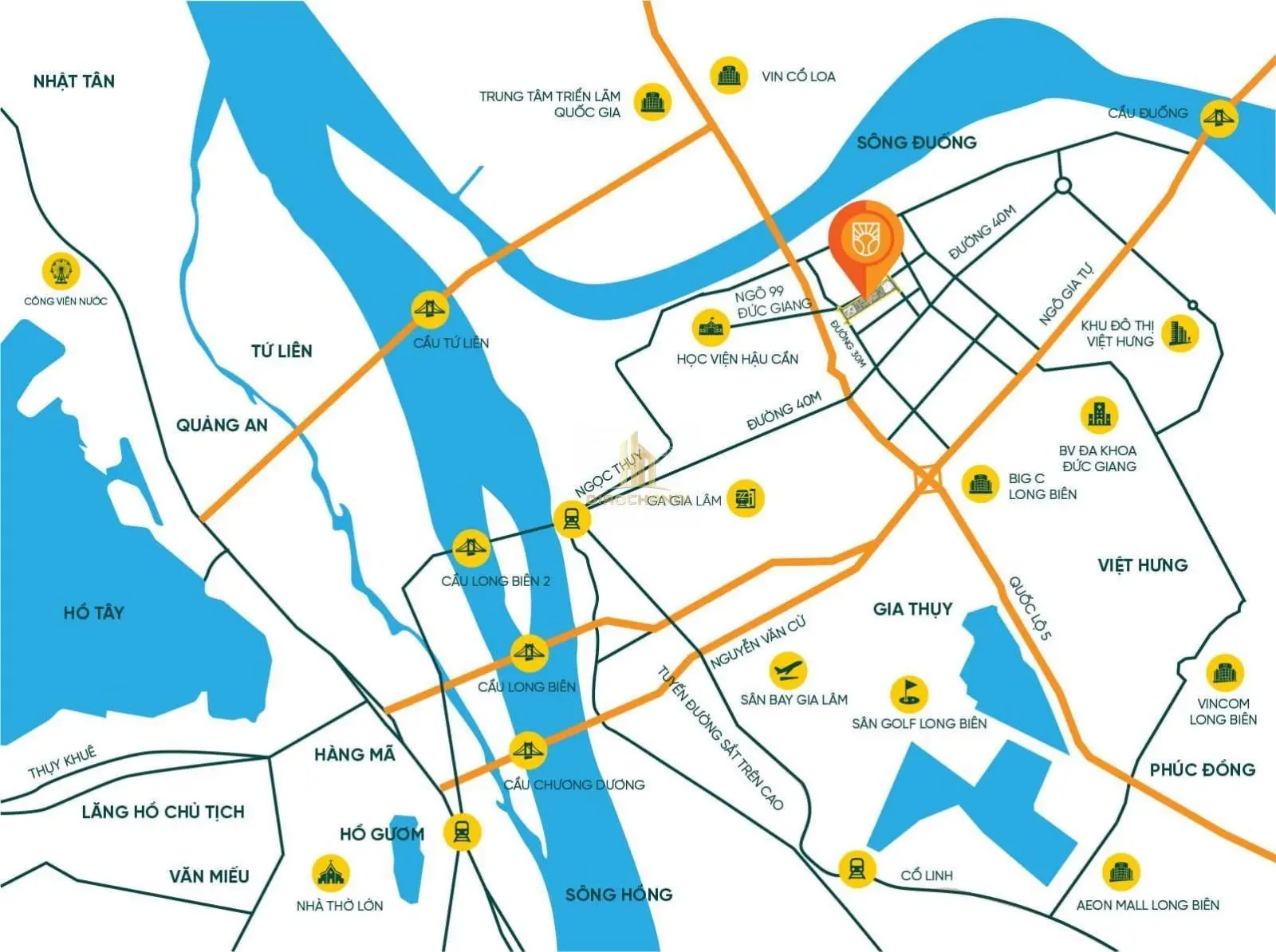Căn hộ 3PN view sông Đuống giá 4,2x tỷ - DT 95m2 Bình Minh Garden - Bàn giao full NT về ở ngay