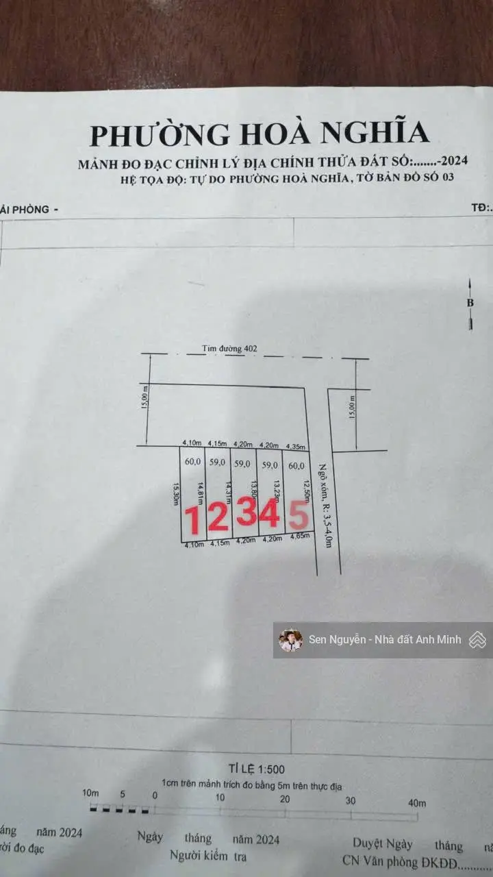 Mở bán 5 lô F0 mặt đường 402 quy hoạch rộng hơn 30m.