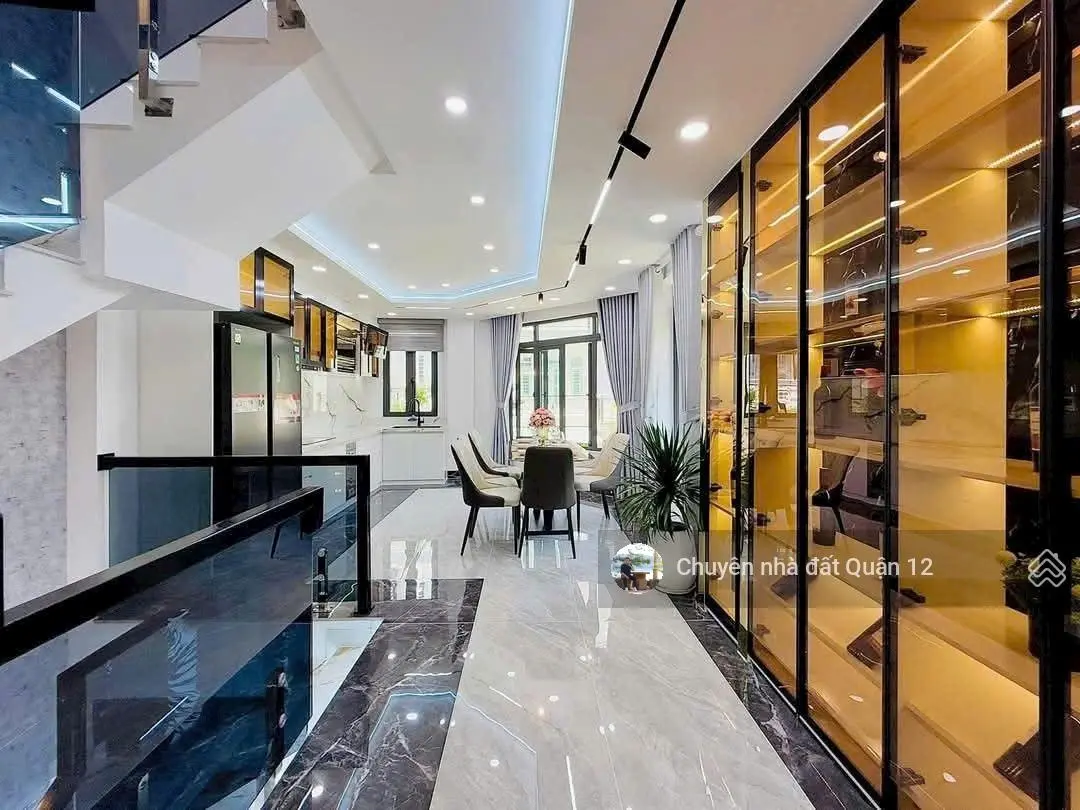 Siêu phẩm 4 tầng góc 2MT hẻm 12m Full nội thất Đường Hiệp Thành 07. Quận 12