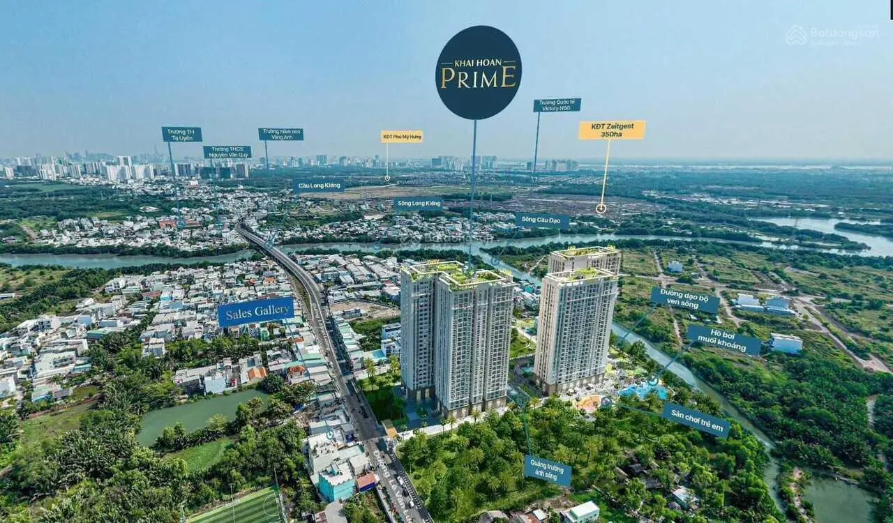 Suất nội bộ thanh toán chỉ từ 440tr dự án Khải Hoàn Prime, đã có GPXD, bàn giao nhà Quý 4/2025
