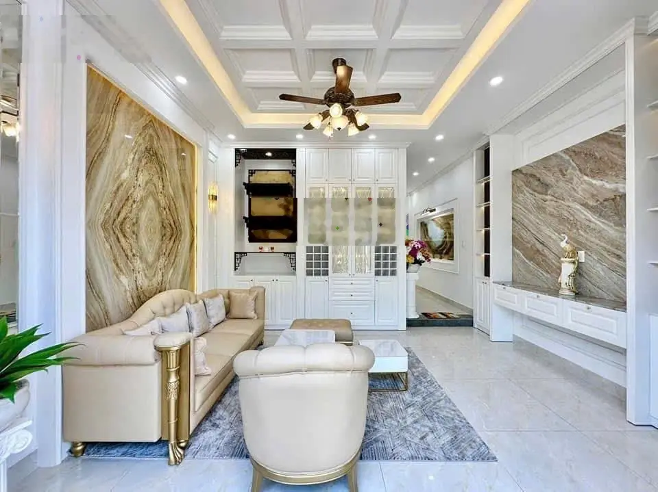Bán nhà tân cổ điển 2 mặt tiền-huỳnh tấn phát-thị trấn-nhà bè