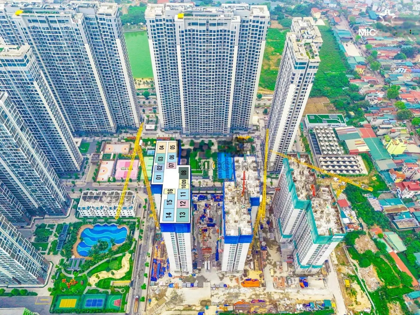 Bán căn 3 ngủ - 80m2 thông thuỷ toà TC2 dự án cao cấp The Canopy - Smart city