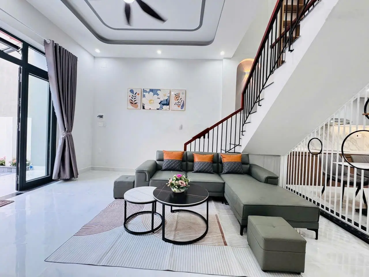 Bán nhà 2 tầng mới mặt tiền đường Nhơn Hòa 18, gần bến xe, giá 4 tỷ 650 Tl