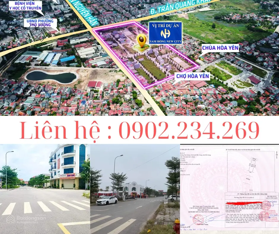 Bán lô làn 2 Trần Nguyên Hãn TP Bắc Giang giá 2, x tỷ