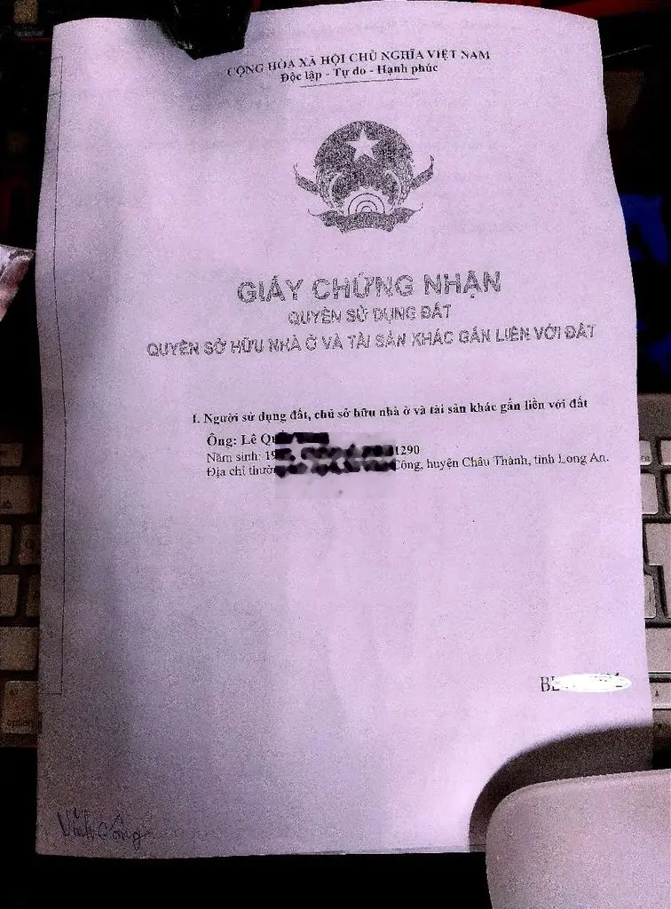 Bán đất thỗ nagy chợ Vĩnh công - Long an