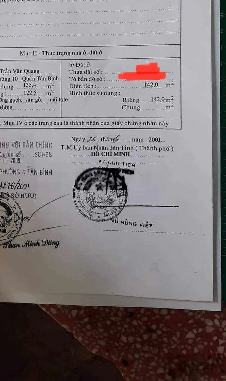* 90tr/m2 - Đường Xe tải - Sát MT* (142m2) Trần Văn Quang, Lạc Long Quân
