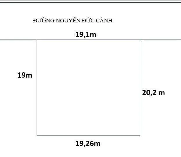 Bán 2 Cuốn Sổ Hồng Mặt Tiền Nguyễn Đức Cảnh Siêu Hiếm Giá Chỉ Hơn 100Tr/M2 Kinh Doanh Buôn Bán Tốt