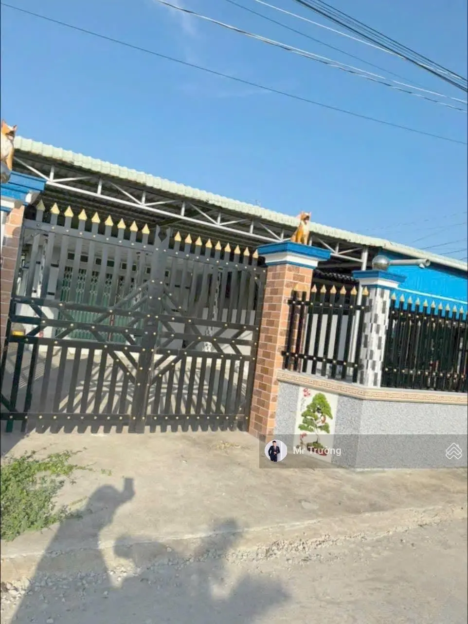 Nhà cấp 4 gần KCN Cầu Tràm, đường trước nhà 5m xe tải, Long Trạch, giá: 2.5 tỷ, DT: 360m2 thổ, SHR