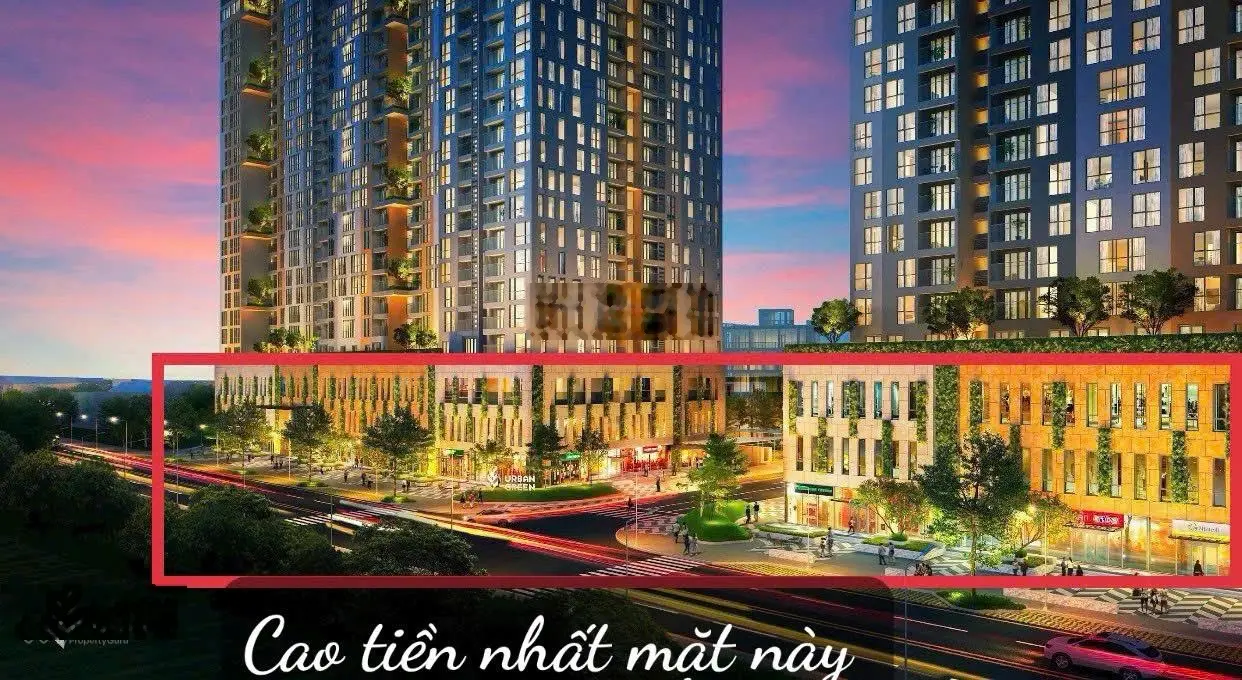 Xem ngay căn góc Shophouse Tháp Aster Urban Green. DT 352m2 thiết kế 2 tầng. Sở hữu lâu dài