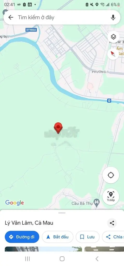 Đất phường 8 lộ nhà nước có điện nước đầy đủ