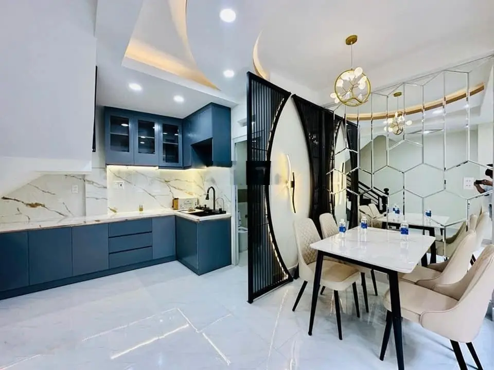 Nhà đẹp mới Bình Tiên 1/, 5x16, trệt lửng 2 lầu, 5PN, 6WC, hẻm to 6m, mua bán công chứng trong ngày