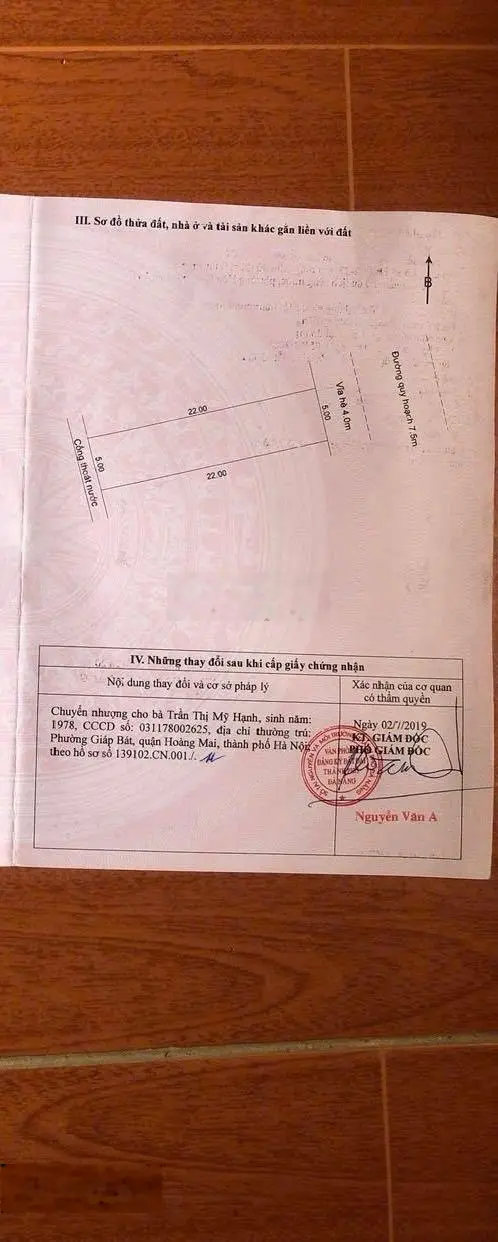 Bán lô đất ngay cầu Khuê Đông, cách cầu 50m, hướng Đông Bắc nhìn ra Võ Chí Công