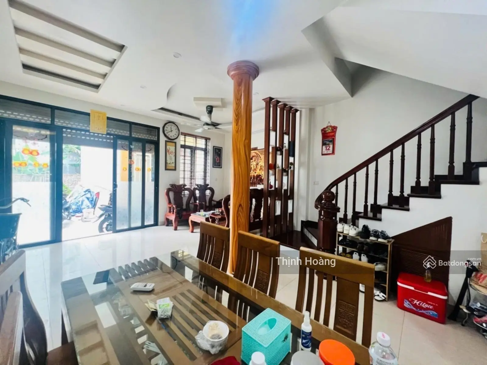 Nhà bộ đội xây còn như mới - gần chợ - trường học - đường ngõ oto tránh