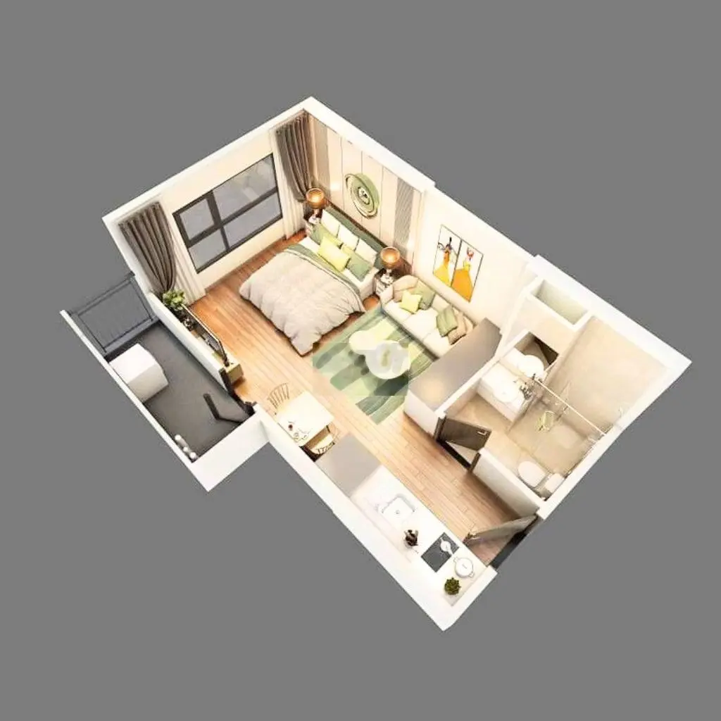 300 triệu sở hửu ngay căn hộ QL1A
