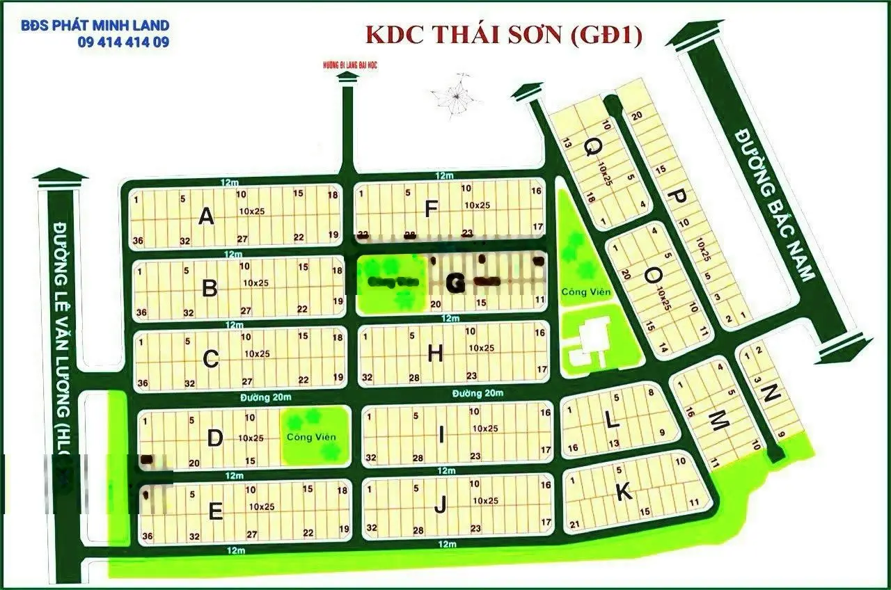 Chuyên bán đất dự án Thái Sơn 1, bên em còn mấy nền giá thanh lý cho QK đầu tư hoặc để giứ Của