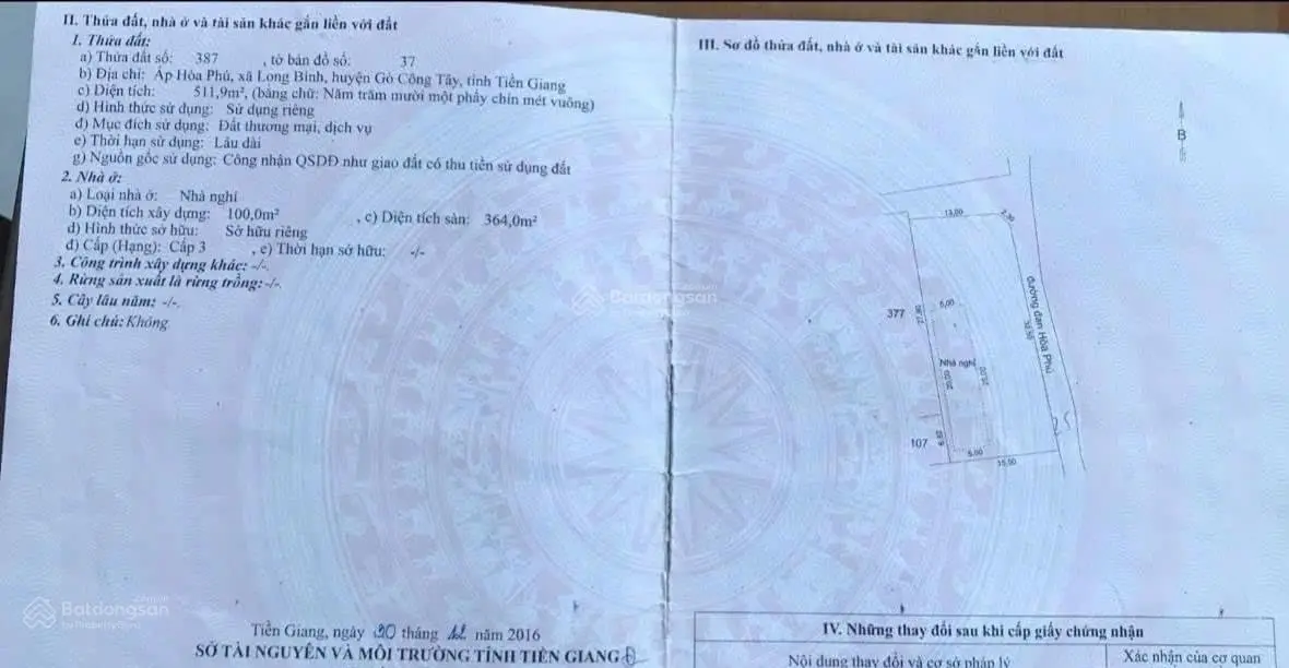 Mua 1 tặng 1 nhà Yến kinh doanh sinh lời hơn 3 tỷ/ năm. Giá tốt cho nhà đầu tư còn thương lượng