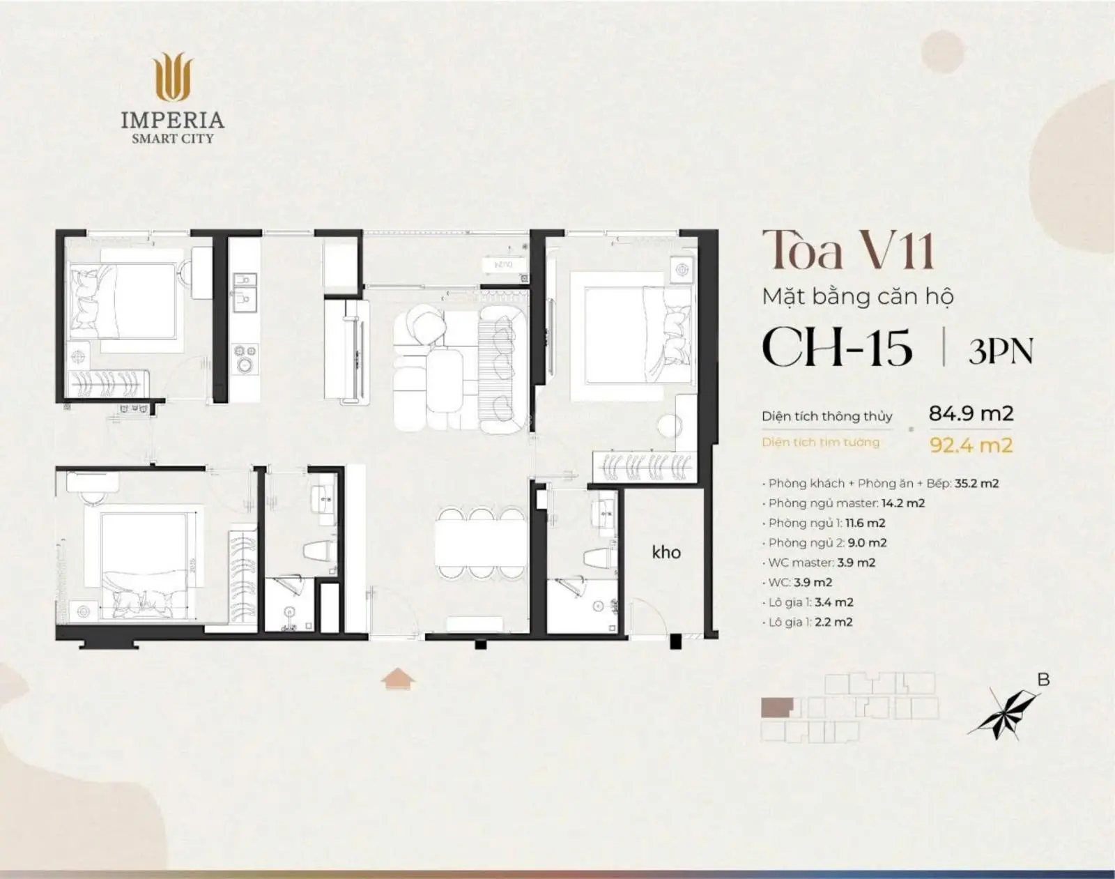 HÉ LỘ LOẠI HÌNH CĂN HỘ 3PN+ ĐẦU TIÊN - DUY NHẤT TẠI VINHOMES SMART CITY