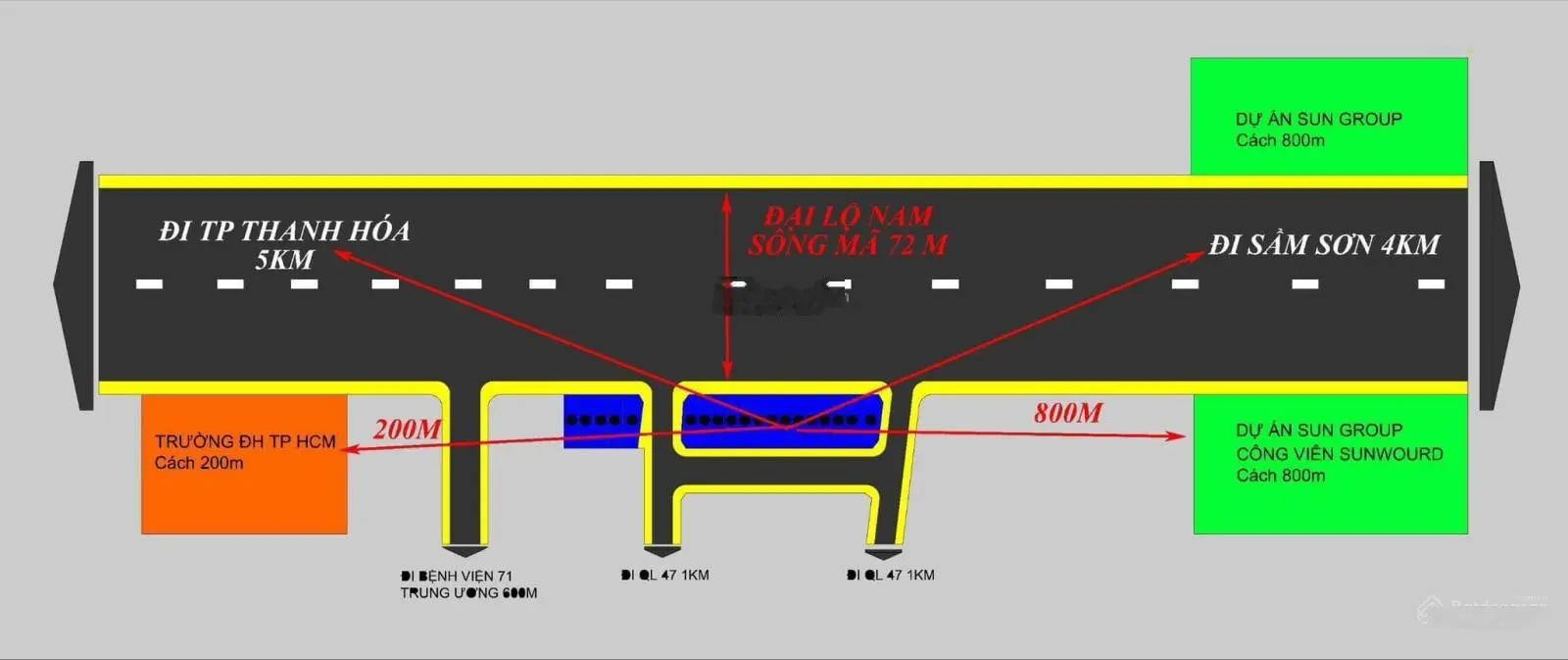 Bán 2 lô liền kề mặt đường Nam Sông Mã. Tự do xây dựng, kinh doanh tốt
