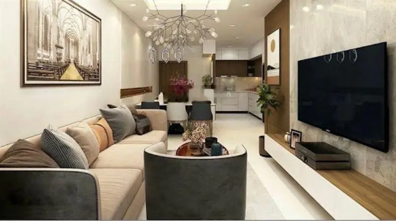 Chủ bán 1PN tháp A5 dự án Eaton Park diện tích 49.71m2 view. LH: 0909 599 *** còn thương lượng