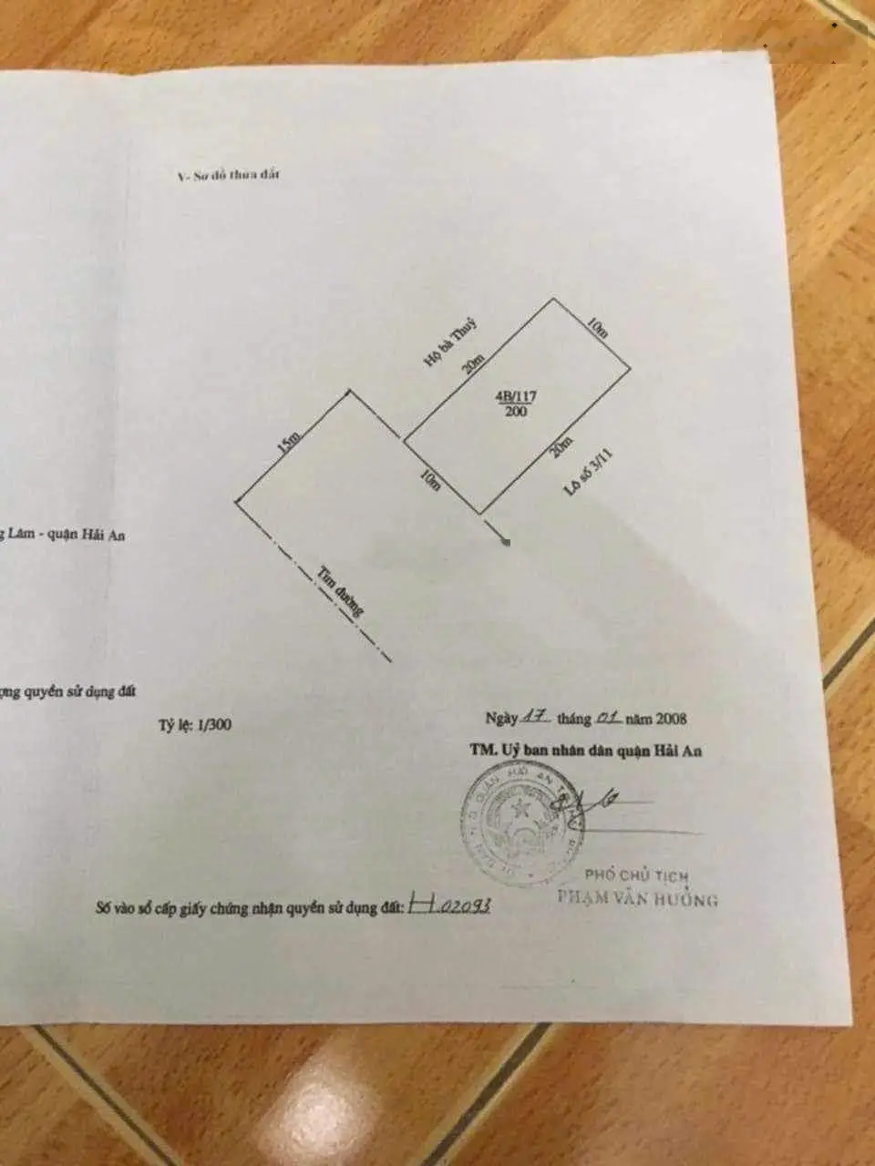 Cần bán gấp mảnh đất Thư Trung 2, Văn Cao mặt đường 30m