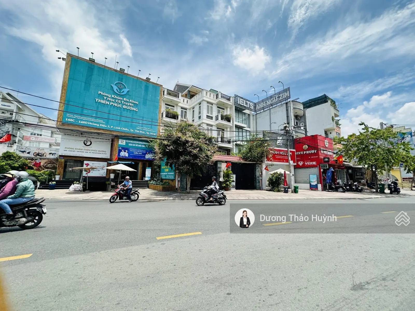 Mặt Tiền Kinh Doanh HOÀNG DIỆU 2, LINH CHIỂU -258m2= 8*33- Thu nhập 60tr/thg - Xây đc Hầm bề thế