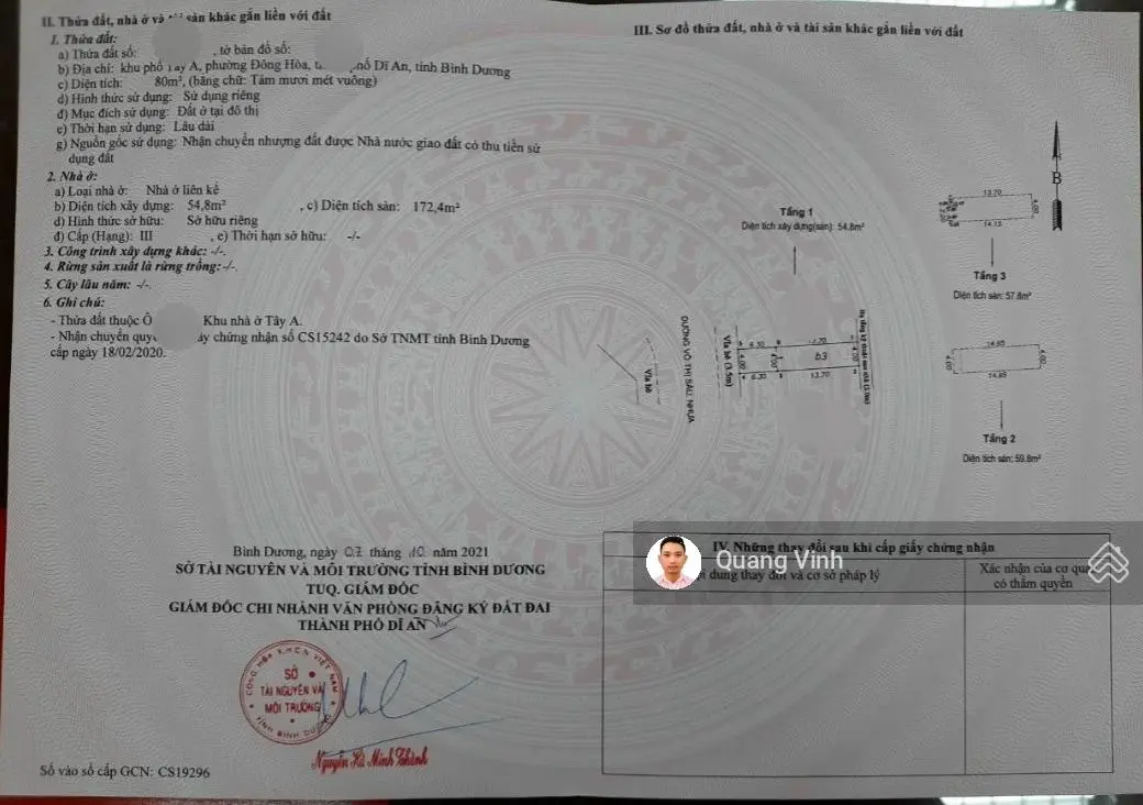Nhà mặt tiền kinh doanh gần Big C Go, làng ĐHQG, 1 trệt 2 lầu 4PN, sổ riêng hoàn công, 297 Dĩ An