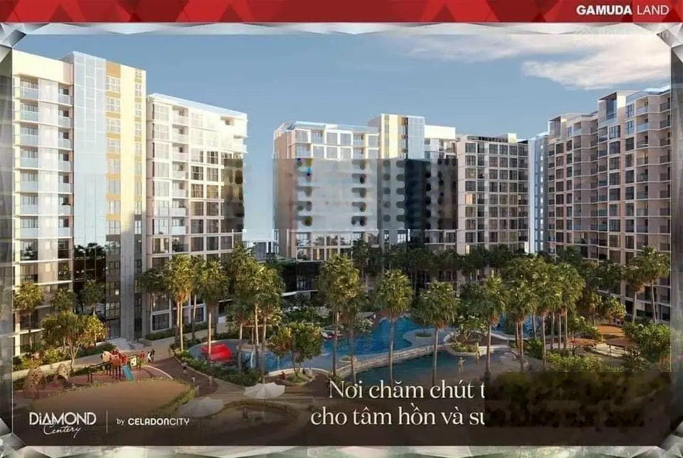 (Giá gốc CĐT) - Diamond Centery 3PN 121m2 - Ân hạn gốc lãi 36 tháng - chiết khấu tới 18%