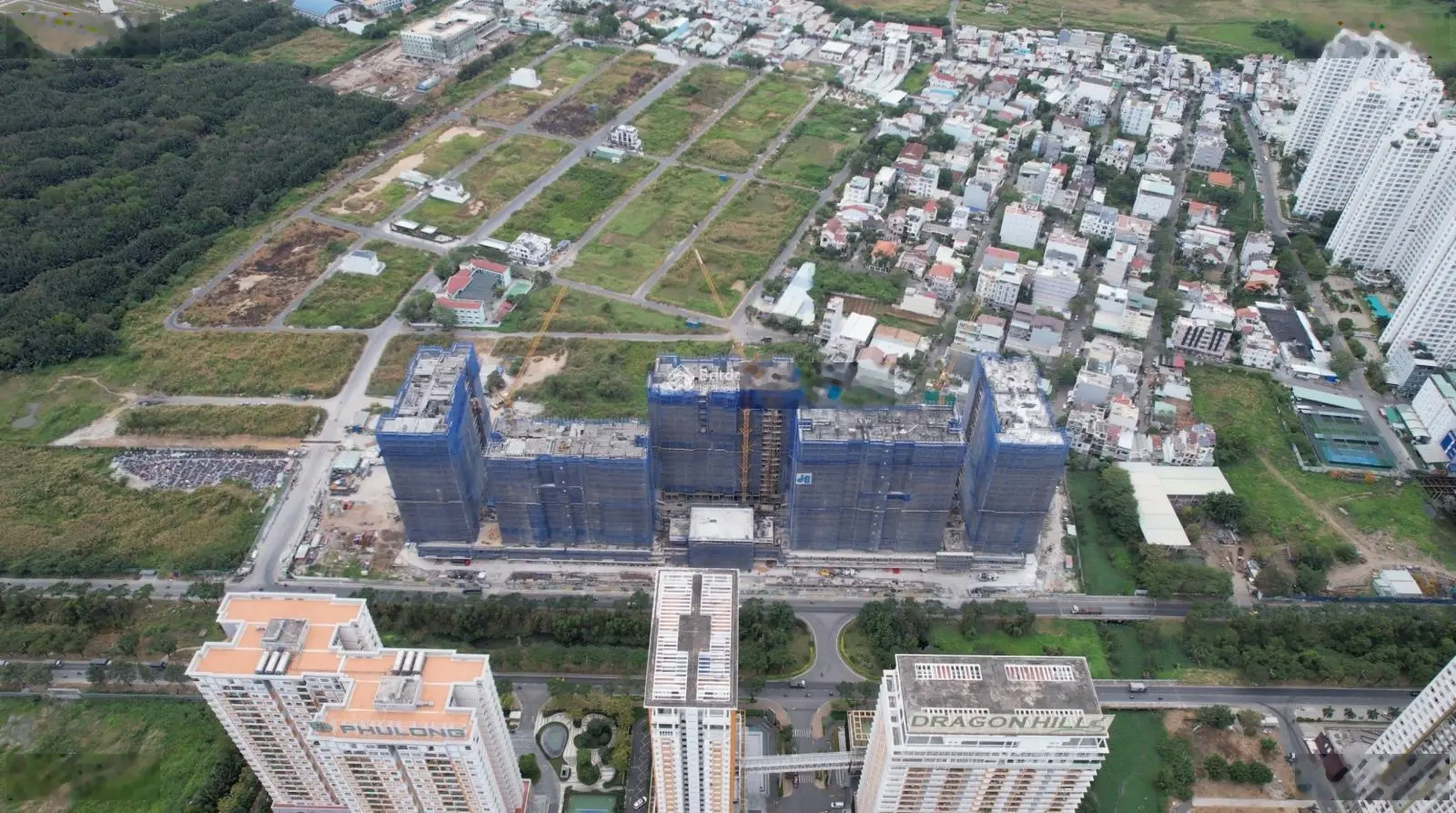 Bán đất biệt thự Thái Sơn Bộ Quốc Phòng, Phước Kiển, DT 250m2 sổ hồng riêng, XD ngay giá 50 tr/m2