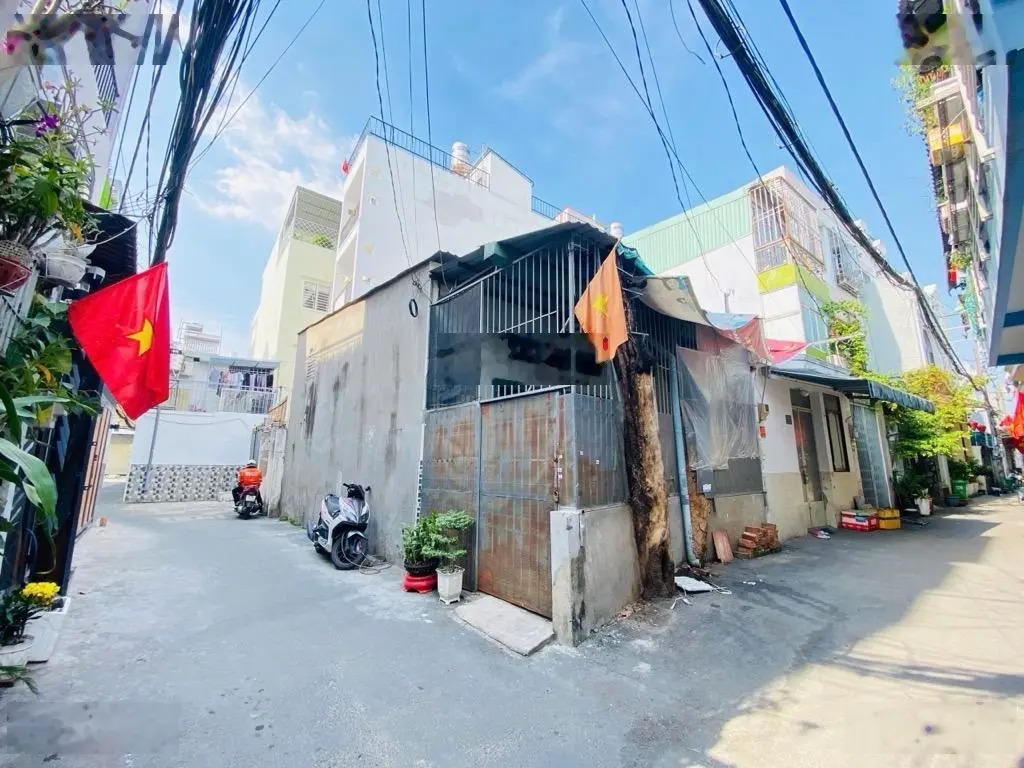Lo góc 2 mặt hẻm xe hơi-50m2-ngang 5m-no hậu-quang trung p8 gv-chỉ 4tỷ7 tl
