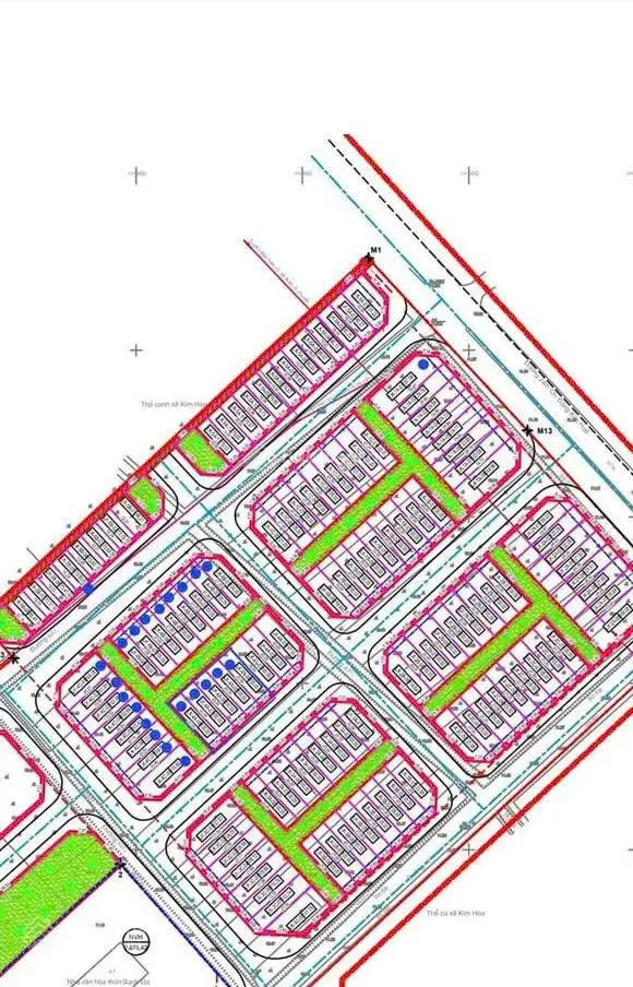Đất đấu giá Khu Bạch Đa, Kim Hoa, mặt đường đôi Ngô Miễn, 79.73m2, 187m2, căn góc giá cực hấp dẫn!