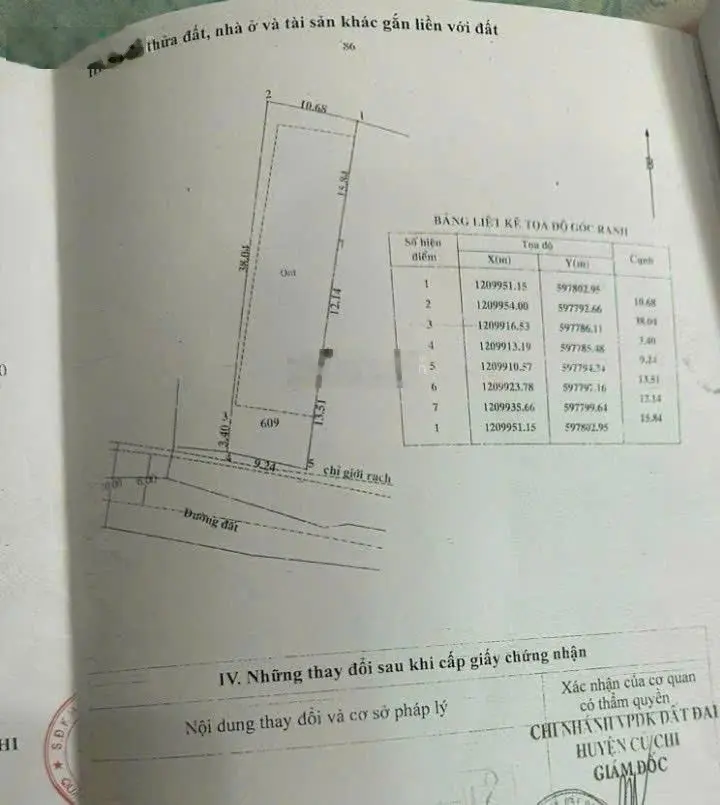 Đất full thổ cư 1/ hà duy phiên, xã bình mỹ, huyện củ chi, hcm giá 29tr/m2 dt 410.3 m2