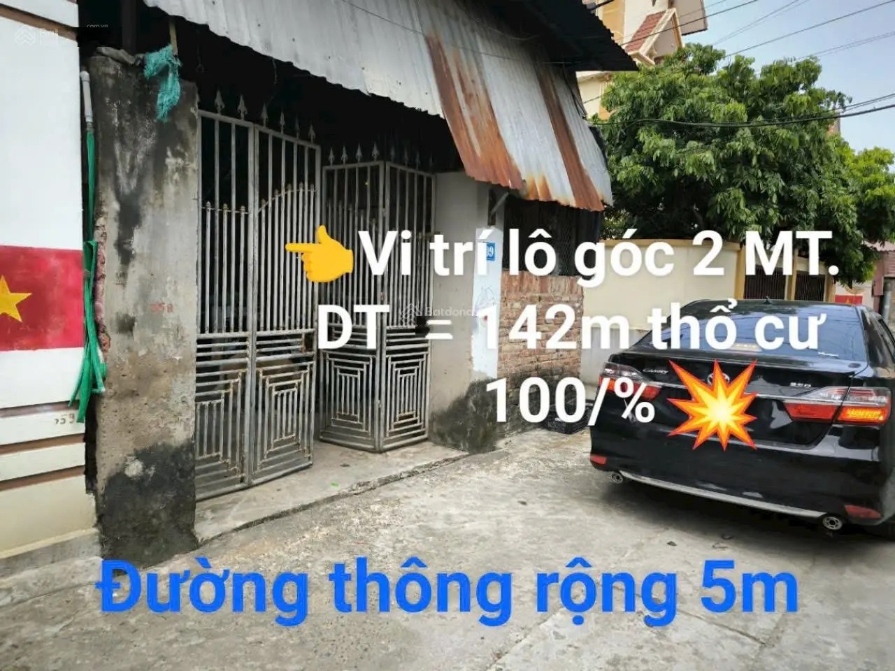 Cc bán lô góc full tc 142m2 trục chính xuân tàng, bắc phú, sóc sơn, hn, giá đầu tư