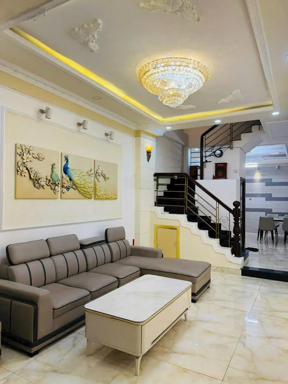 Chủ gấp bán nhà mới đẹp tăng nội thất hẻm xe hơi đổ cửa