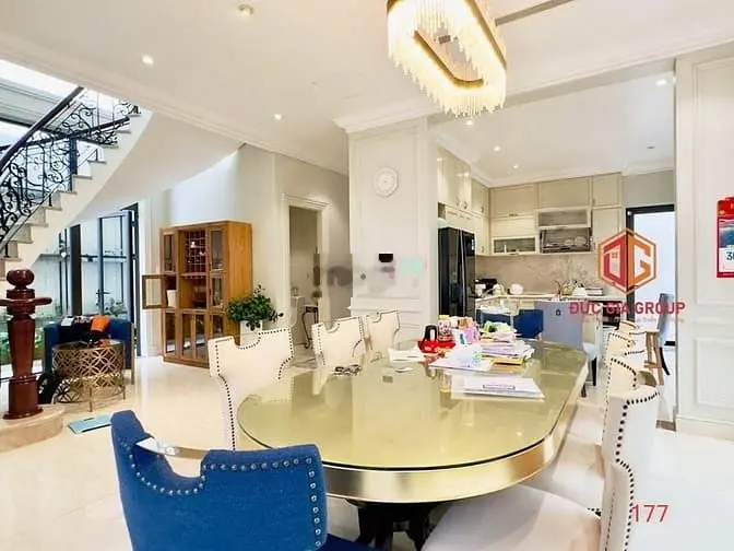 Nhà bán khu dân cư D2D đường Võ Thị Sáu 1 trệt 2 lầu 264m2 giá 23,5 tỷ