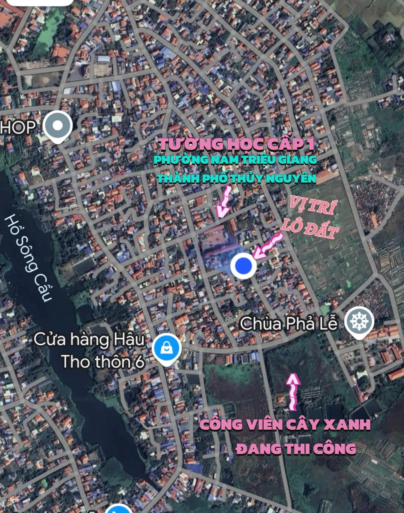 Lô nhà đất đẹp 2 mặt tiền nằm giữa vị trí tiện ích trường học, công viên