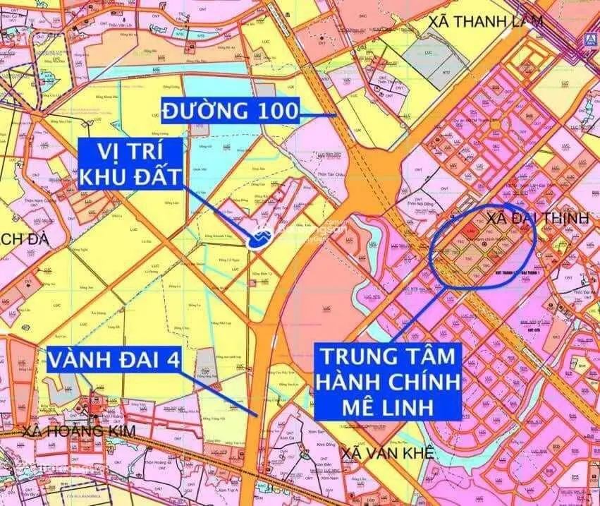 Bán đất đấu giá X3 Văn Khê, Mê Linh. Diện tích 92,5m2, giá thương lượng