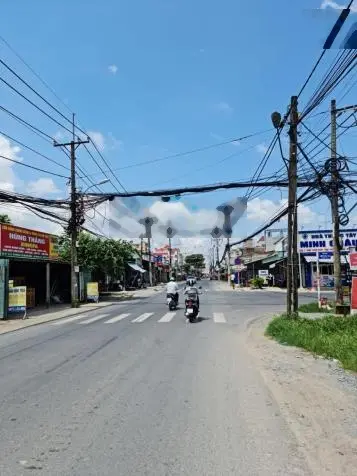 Đất Củ Chi, bán lô đất mt đường Nguyễn Văn Khạ, dt 527m2, có 300m thổ cư, xã Phú Hòa Đông.