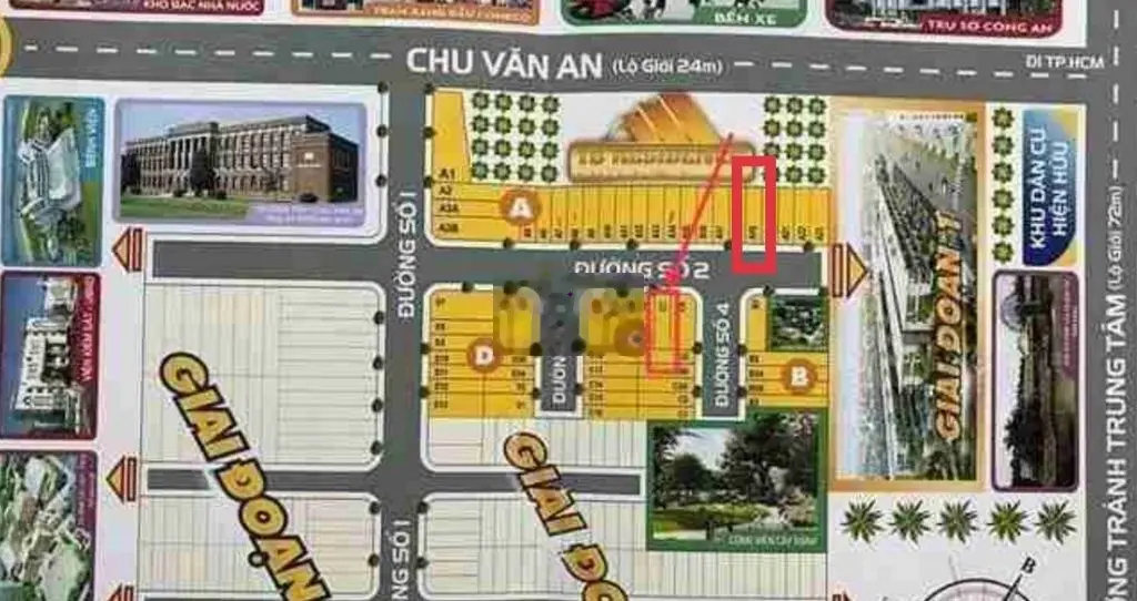 Đất nền 84m2 kdc 1B giá đầu tư