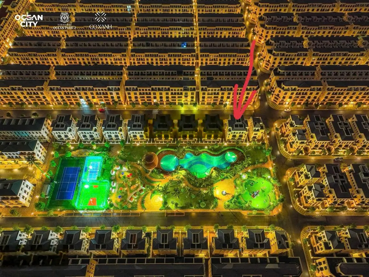 Tôi cần bán lại căn biệt thự song lập ở khu Cọ Xanh, view công viên tại Vinhomes Ocean Park 2