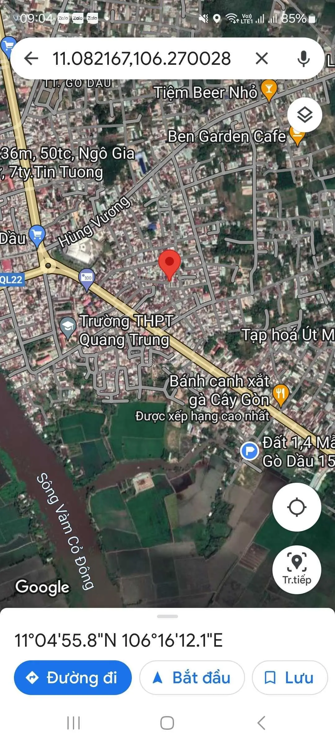 Nhà 3 mặt tiền ngay trung tâm thị trấn Gò Dầu, Tây Ninh