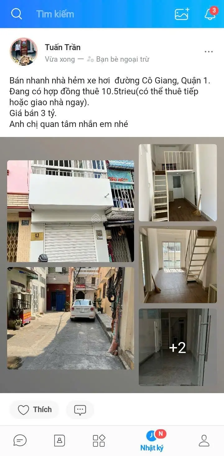 Cần bán nhanh nhà hẻm xe hơi quận 1. 18m2 đất. Hẻm lớn oto tránh nhau