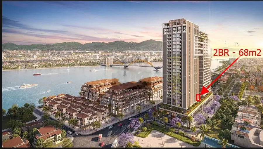 Độc quyền căn 2 ngủ giá rẻ nhất Sun Ponte Có 1 0 2 - giá chỉ hơn 3 tỷ