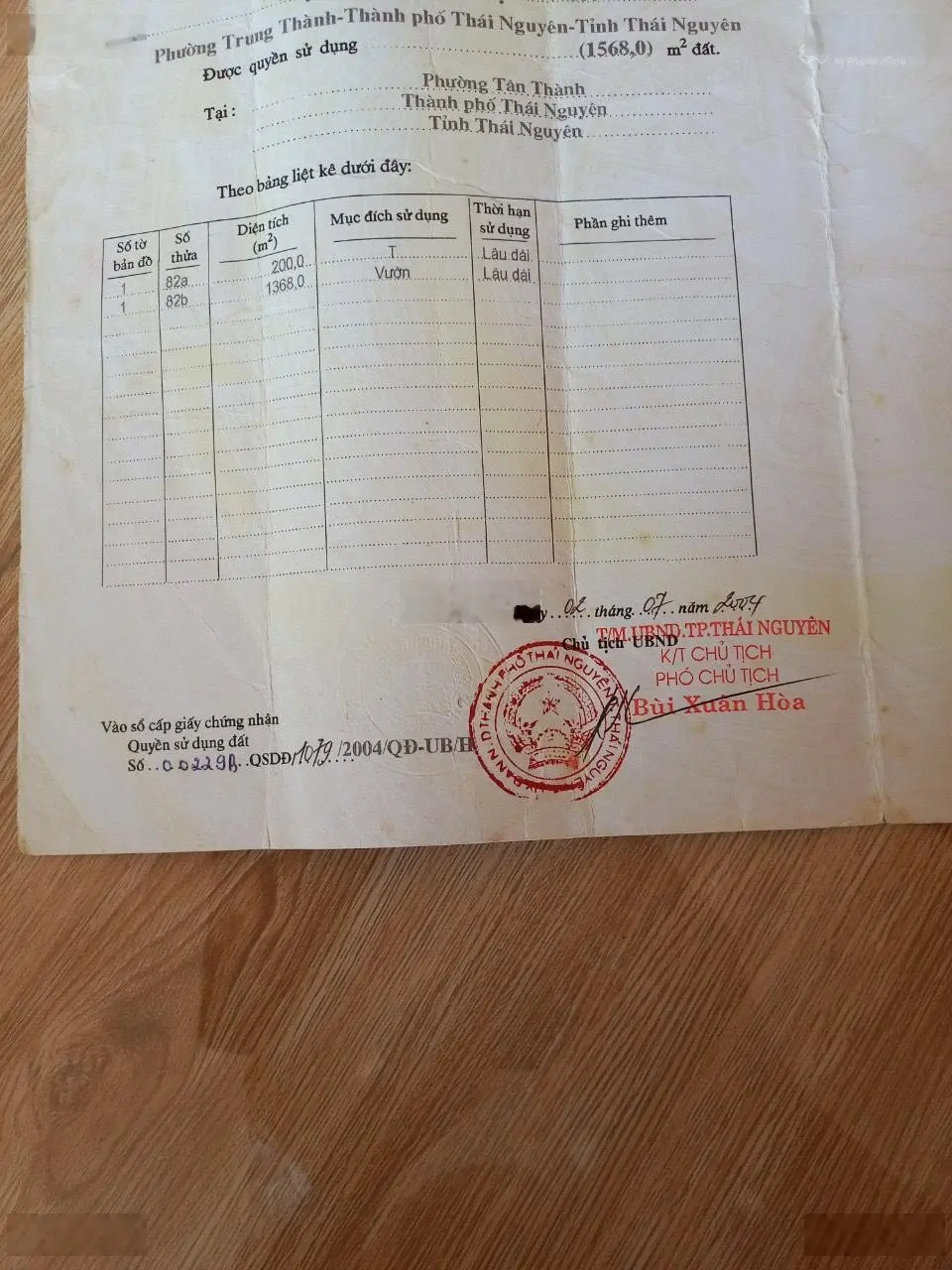 Bán 1568m2 đất sau chợ Vó Ngựa Gang Thép Thái Nguyên